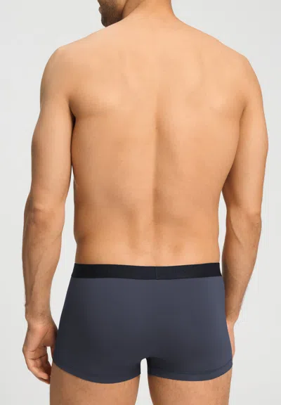 Hanro Micro Touch Boxer Brief In Blue