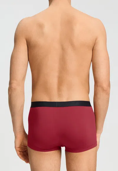 Hanro Micro Touch Boxer Brief In Intense Red