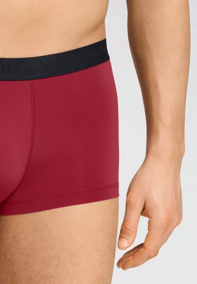 Hanro Micro Touch Boxer Brief In Intense Red