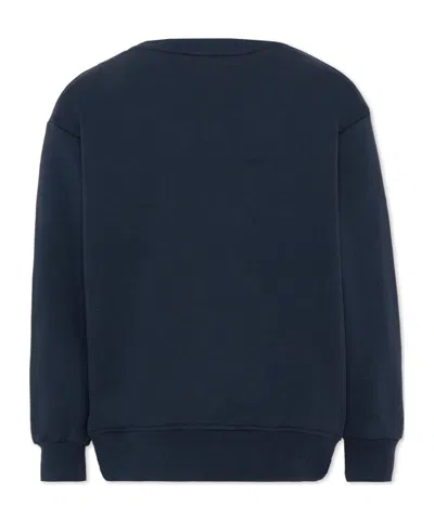 Msgm Logo Sweatshirt In Blue