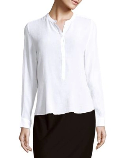 Zadig & Voltaire Solid Button-front Top In White
