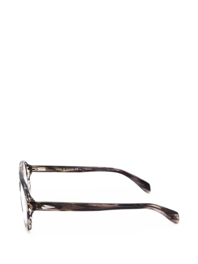 Rag & Bone Pilot-frame Glasses In Neutral