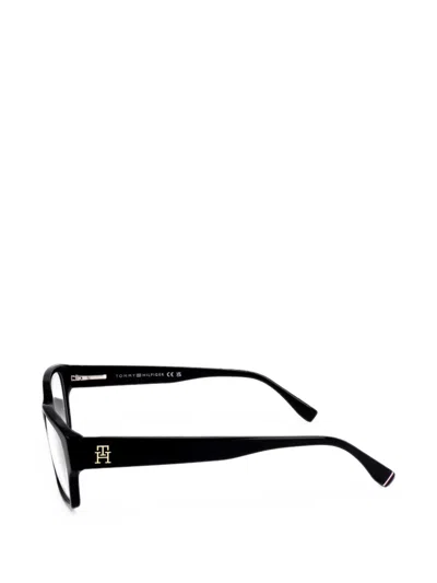 Tommy Hilfiger Rectangle-frame Glasses In Brown