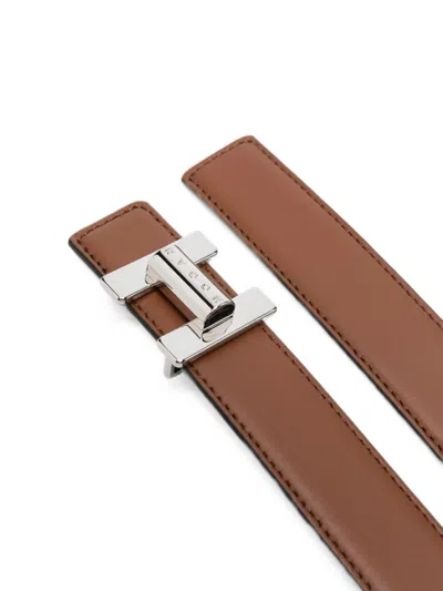 Hogan Leather Belt In Multi