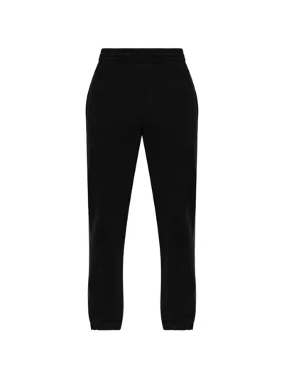Burberry Sid Check-trim Track Pants In Black