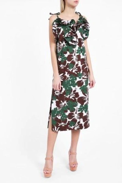 Shop Rosie Assoulin Ruffle Print Dress