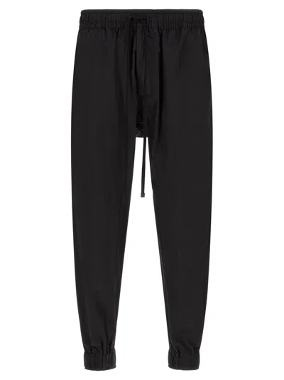 Thom Krom Low-crotch Drawstring Track Pants In White
