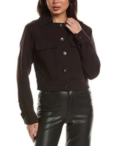 A.l.c . Blake Cropped Utility Jacket In Black