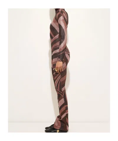 Pucci Printed Stretch-jersey Flared Pants In Multi