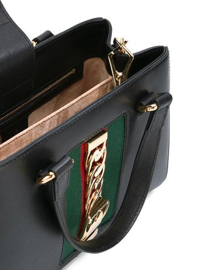 Shop Gucci Sylvie Top Handle Bag