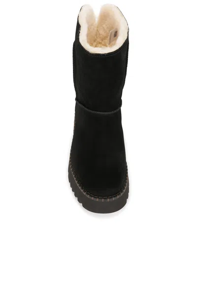 Ugg Uptowner Calf Suede Ankle Boots In Black