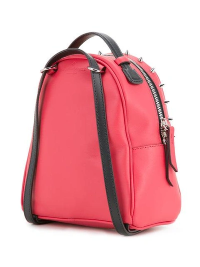 Shop Les Petits Joueurs Baby Mick Eyes Backpack - Red