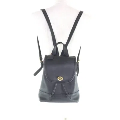 Pre-owned Coach Gold Leather Backpack ()
