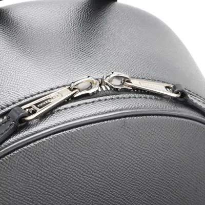 Pre-owned Burberry Black Leather Backpack ()
