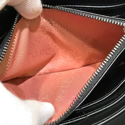 Pre-owned Stella Mccartney Black Polyester Long Wallet (bi-fold) ()