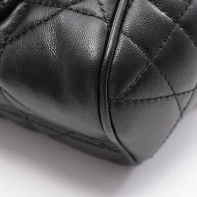 Pre-owned Dior Christian  Black Leather Backpack ()