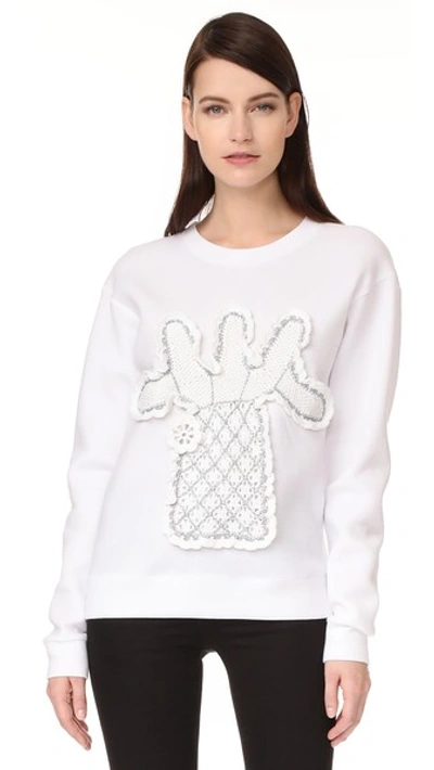 Michaela Buerger Sweatshirt In White