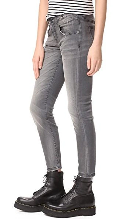 Shop R13 Boy Skinny Jeans In Grey Orion
