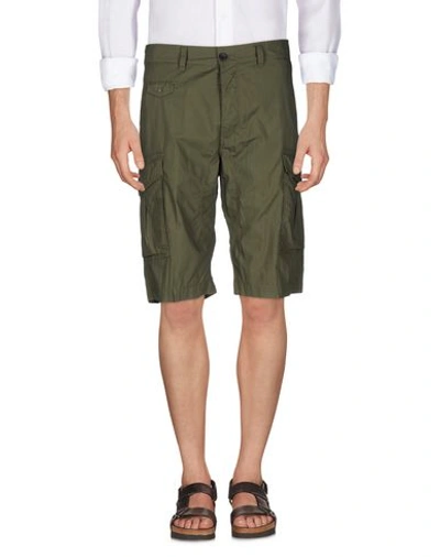Shop Diesel Shorts In Military Green