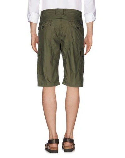 Shop Diesel Shorts In Military Green