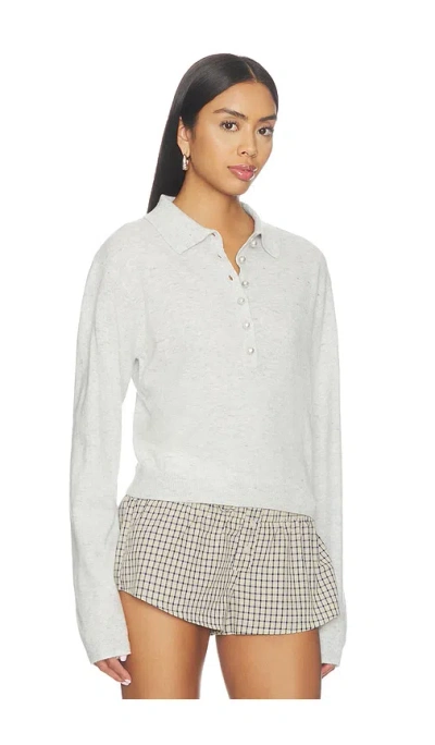 Lioness Coco Polo Pullover Dove In Gray