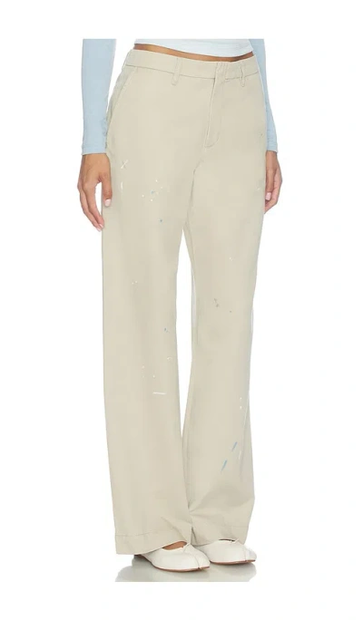 Still Here Painter Slacks In Khaki