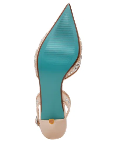 Betsey Johnson Prim Pump In Neutral