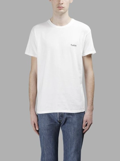 Vetements Staff Printed Cotton-jersey T-shirt In White