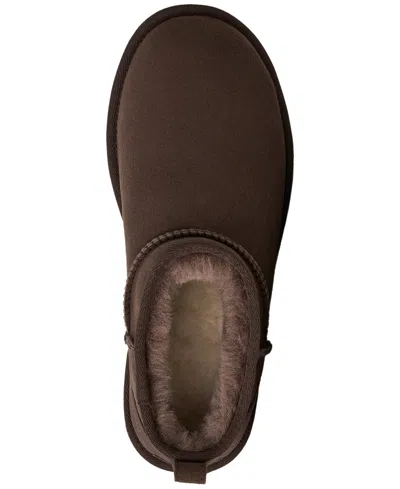Ugg Clasic Ultra Mini Boots Woman Dust Cocoa In Animal Print