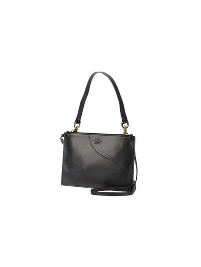Shop Atp Atelier Black Lucca Leather Crossbody Bag