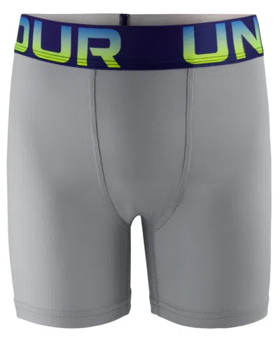 Under Armour Men's Performance Tech Solid Boxer Briefs, 3-pack In Blue