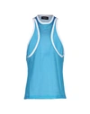 Dsquared2 Tank Tops In Azure