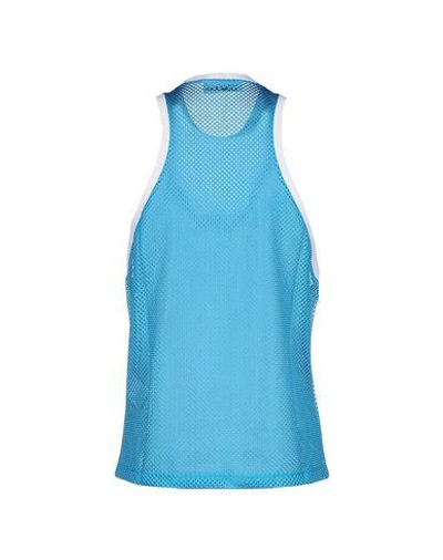 Shop Dsquared2 Tank Tops In Azure