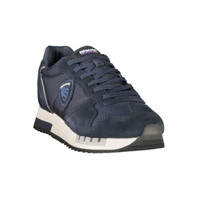 Blauer Blue Polyurethane Men Sneaker In Multi