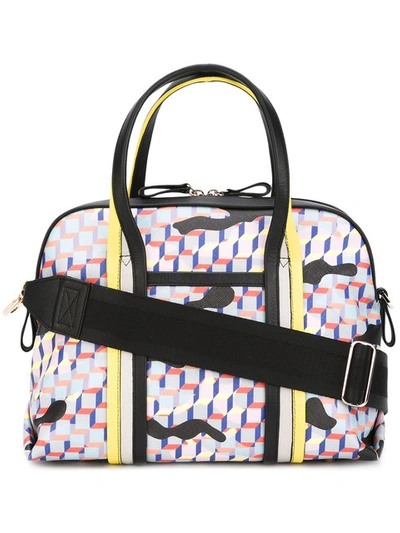 Pierre Hardy Rally Camouflage Cube Tote