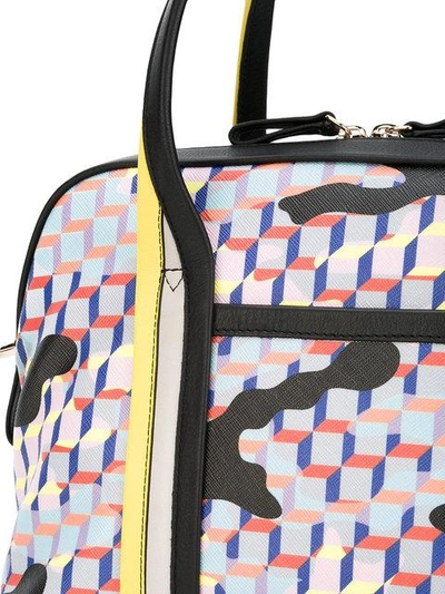 Shop Pierre Hardy Rally Camouflage Cube Tote