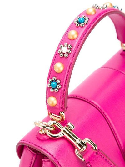Shop Dolce & Gabbana Lucia Tote - Pink