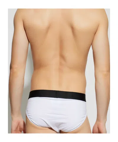 Dsquared2 Logo-waistband Brief In White