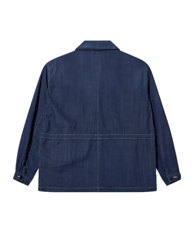 Visvim Zip-pocket Jacket In Blue