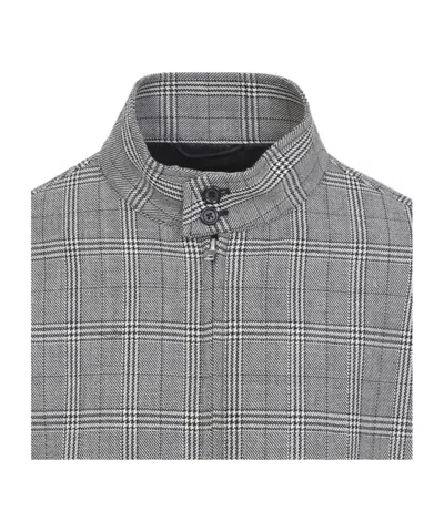 Marni Check-pattern Virgin Wool Jacket In Blue