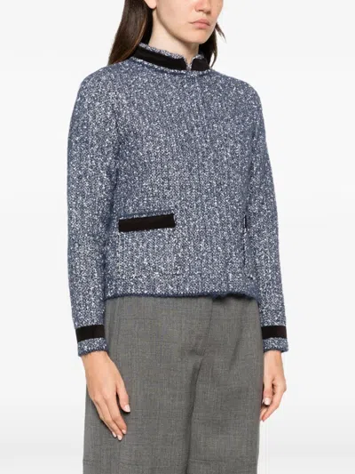 Neera Patch-pocket Jacket In White