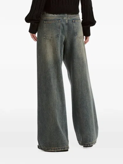 B+ab Distressed-effect Jeans In Blue