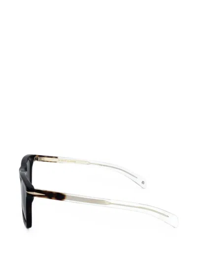 Eyewear By David Beckham 톨토이즈셸 이펙트 스퀘어 프레임 선글라스 In Multi