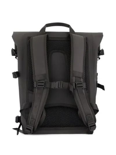 Rains Rolltop Backpack In Black