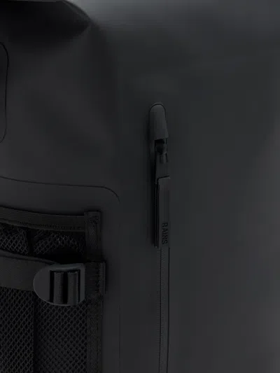 Rains Rolltop Backpack In Black