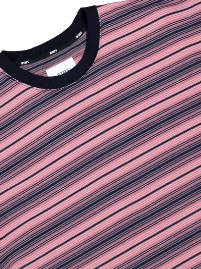 Wtaps Striped Cotton T-shirt In Multi