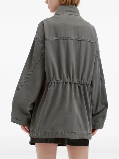 B+ab Drawstring Field Jacket In Gray