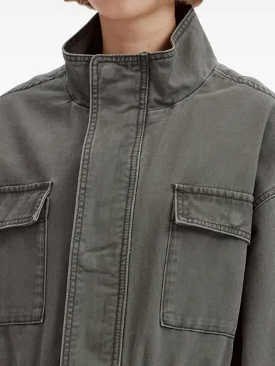 B+ab Drawstring Field Jacket In Gray