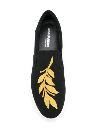 Shop Dsquared2 24-7 Star Slip-on Sneakers