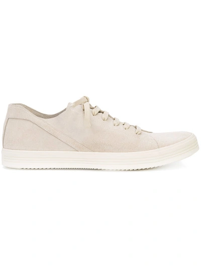Rick Owens Lace-up Trainers In Nude/neutrals
